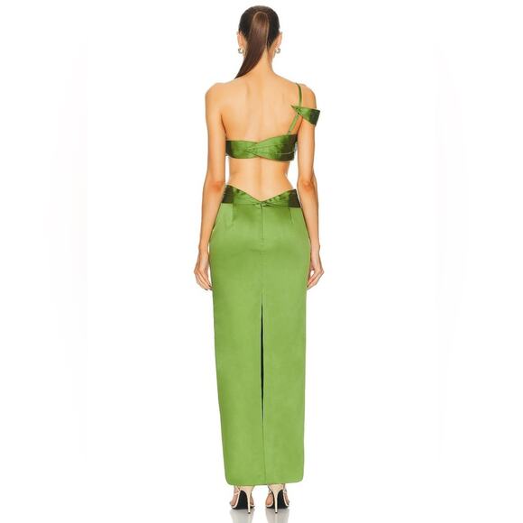 Cult Gaia Sharlena Gown in Olea - Picture 3 of 11